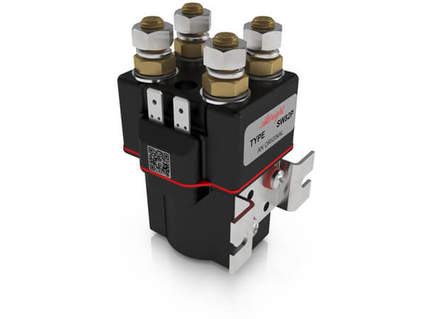 SW82-122P Albright 100A/100A 28V CO 2-pole 1-throw Contactor